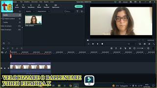 COME VELOCIZZARE O RALLENTARE UN VIDEO CON FILMORA
