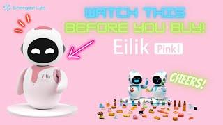 PINK EILIK limited edition unboxing and REVIEW troubleshooting tips for #eilik #pink #robot