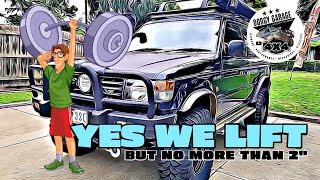 DO YOU EVEN LIFT BRO? | Giving the Pajero a 2 inch Lift