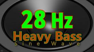 28 Hz Sine Wave HEAVY BASS for Immersive Listening