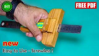 Ruler Marking Gauge - Without Screws Push and fix