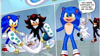 Movie Sonic Shadow And Silver Having Fun - Sonic Comic Dub compilation