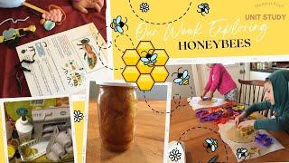 Homeschooling Week in the Life || Our Unit Study on Honey and Bees