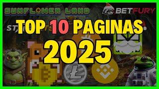 TOP 10  MEJORES PAGINAS para GANAR CRIPTOMONEDAS 100% GRATIS