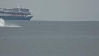 Humpback Breach while recording a Cruise Ship 062924