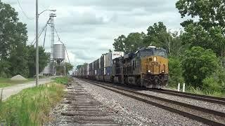 CSX Q191 with 2 units in Deshler, OH