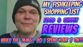 What did I Spend Your Patreon Money On Now? - What I Feed my Fish & Shrimp + Meds & Fertilizers