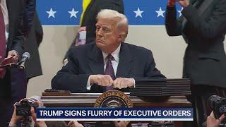 Trump signs Executive Orders on Day 1