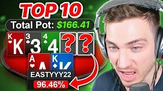 DISGUSTING HAND Tops Off WORST EVER 100NL SESSION?! | Top 10 Hands Ep. 171