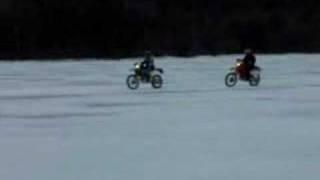 Ice racing on Governers Lake