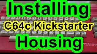 Installing C64c Kickstarter Case | C64c Housing