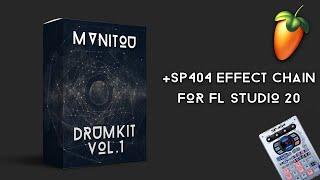 MVNITOU DRUMKIT [BOOMBAP, LOFI DRUMKIT] + [FL STUDIO SP404 EFFECT CHAIN] + FREE DEMO