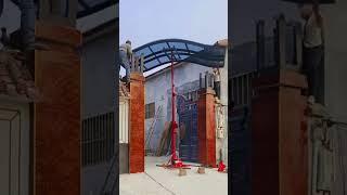 gate frame installation process