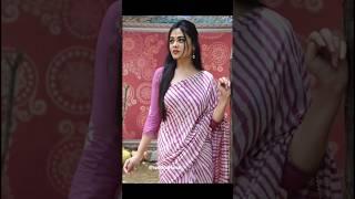 Prarthana behere in saree look#nashikkarkomal #prarthanabehere#mazituzireshimgath #sareelook #short