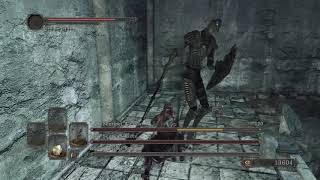 Dark Souls 2 destroying the ruin sentinels (second no bonfire no death run)