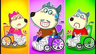  LIVE: Broken Leg Family | New Stories 2D Animation | Kids Cartoon | Wolfoo Family