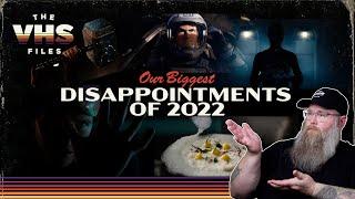 What Movies Disappointed us in 2022? The VHS Files Video Podcast