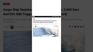 EV Lies Exposed: Media Blames 3000 Car Ship FIre on EVs With Zero Proof!
