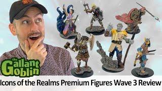 Icons of the Realms Premium Figures (Wave 3) Review - WizKids D&D Prepainted Minis