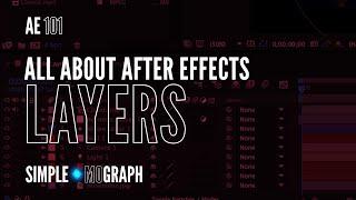 After Effects - What are the different types of layers?