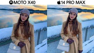 Motorola Moto X40 vs iPhone 14 Pro Max Camera Test