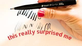 NEW! Pentel Touch Sign Fude Brush Pen Review 2024 | Why You Should Use This Pen UNPOSTED