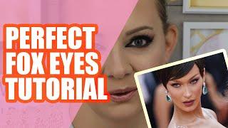 FOX EYE Makeup Tutorial for Beginners | Easy How-to guide to Perfect Fox Eyes