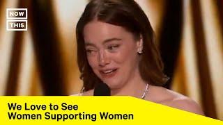 Women Supporting Women at the 2024 Oscars