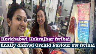 Abo Leena ni parlour ow fwibai#microblading#hairstraightening#Haircare#Bodovlog