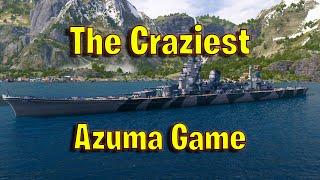 The Most Insane Azuma Game Ever in World of Warships Legends!