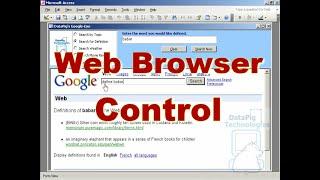 Using the ActiveX Web Browser Control in Access ~ DataPig