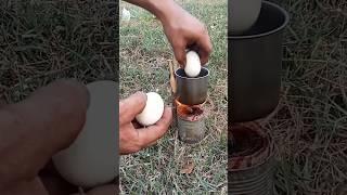 Survival Skills: How to secure a Mug over a fire#survival #experiment #camping #diy