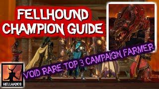 RAID: Shadow Legends | Fellhound Guide | Void Rare | Top 3 Campaign farmer and Top 3 Fireknight Rare