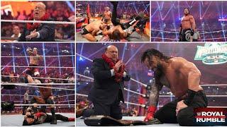 Roman Reigns defeated Randy Orton AJ Styles and LA Knight in a Fatal 4-Way match at Royal Rumble#wwe