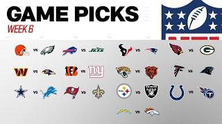 Week 6 Game Picks!