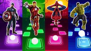 Telis Hop EDM Rush - Capitan America vs Iron man vs Spiderman vs Hulk