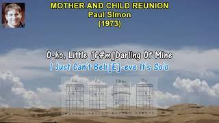 MOTHER AND CHILD REUNION - Paul Simon (1973) (Guitar Chords) Sing-A-Long #oldiesbutgoodies #lyrics