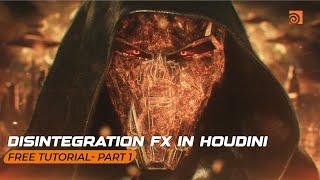 Disintegration FX In Houdini Tutorial (Series Part 1)