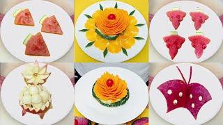 Top Chefs Teach You Super-Beautiful Fruit Carving【Knife Craft Kitchen】