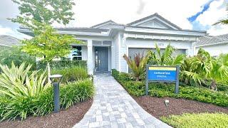 Palm Beach Gardens FL New Construction Model Home Tour | 55+ Community Regency Avenir Toll Brothers