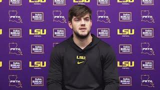 Garrett Nussmeier talks LSU vs. Alabama