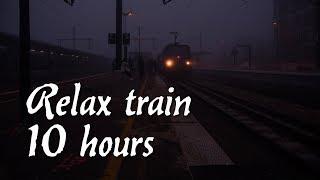 Train at night 10 hours | Soothing #video for sleep