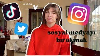 SOSYAL MEDYAYI BIRAKTIM // NEDEN? Instagram, TikTok, Twitter