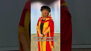 How does it feel to be an Honorary Graduate? | Rebecca George CBE #graduations