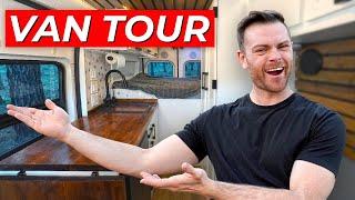 VAN TOUR | DIY Stealth Adventure Van with Hidden Shower