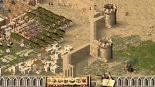 Stronghold Crusader Multiplayer - 1vs1 | Runner vs SergiuHellDragoonHQ | Deathmatch [1080p/HD]