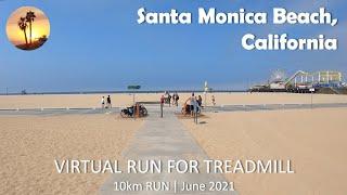 Virtual Run | Santa Monica Beach, California | Morning, June 2021 【バーチャルラン】