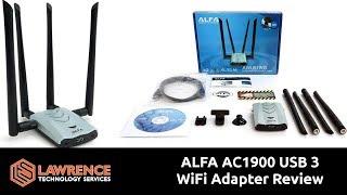 ALFA AC1900 WiFi Adapter1900 Mbps 802.11ac Long-Range Dual Band USB 3.0 Review