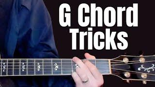 5 Easy G Chord riffs to get your fingers in shape...a guitar lesson