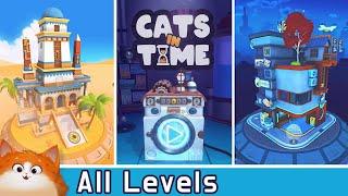 Cats in Time Full Walkthrough - All Levels & All Cats & All Hidden Pieces (PINE STUDIO)